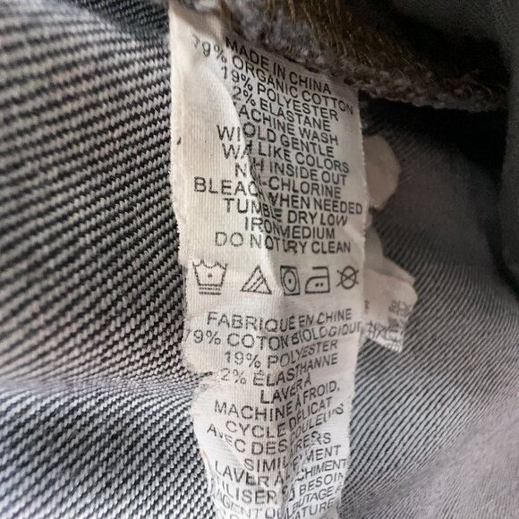 Prana Skinny Jeans Mens Size W32X32L Slim Fit Mid Rise Charcoal Wash Gray - Picture 7 of 13